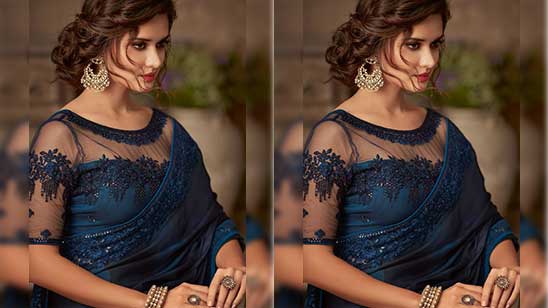 Net Embroidered Latest New Designer Ladies Gown