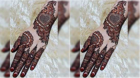 Full Hands Mehndi Designs for Karwa Chauth