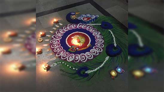 Ganesh Rangoli Designs for Diwali