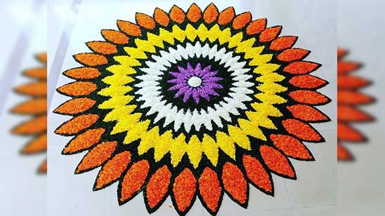 How to Make Simple and Easy Rangoli Designs for Home