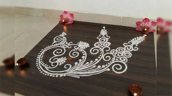 New Sanskar Bharti Rangoli Designs