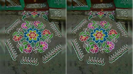 New Simple and Easy Rangoli Designs for Home