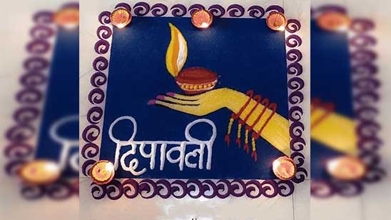 Poster Rangoli Designs for Diwali