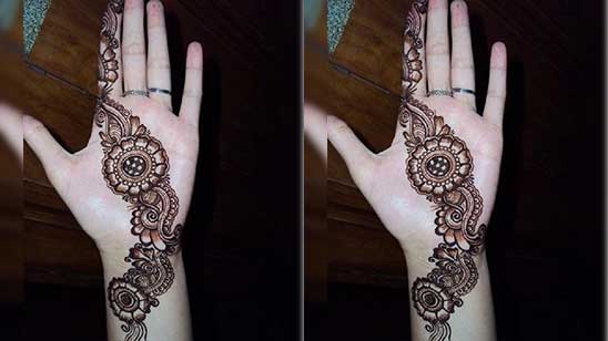 Rakhi Henna Design