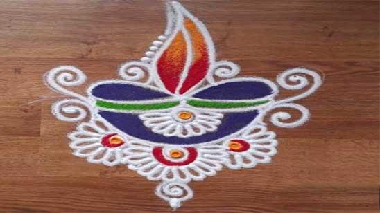 Rangoli Design for Diwali Easy and Beautiful