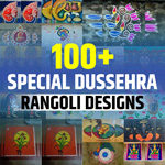 Rangoli Designs for Dussehra