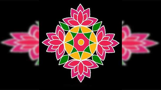 Simple Rangoli Designs 2022 with Dots