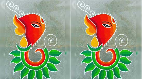 Rangoli for Diwali New Design