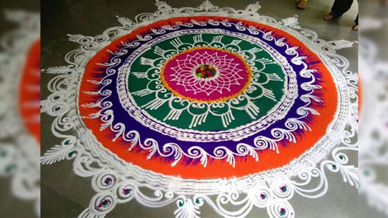 Simple Rangoli Designs 2022 with DotsSimple Rangoli Designs 2022 with Dots