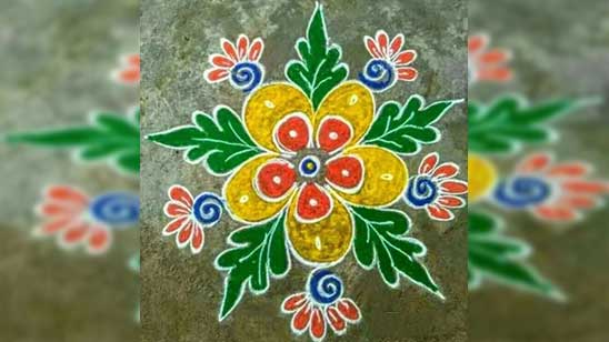 Simple and Easy Kolam Designs for Home