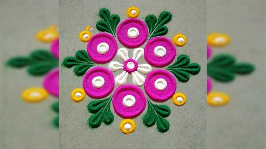 Simple and Easy Rangoli Designs for Home 2022