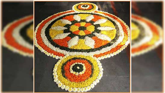 Small Simple and Easy Rangoli Designs for Home