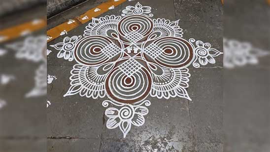 Small Simple and Easy Rangoli Designs for Home