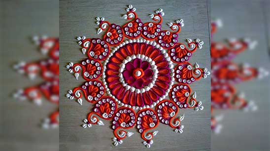 Star Kolam Rangoli Designs