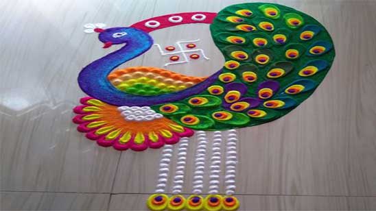 Unique Rangoli Designs for Competition with Themes