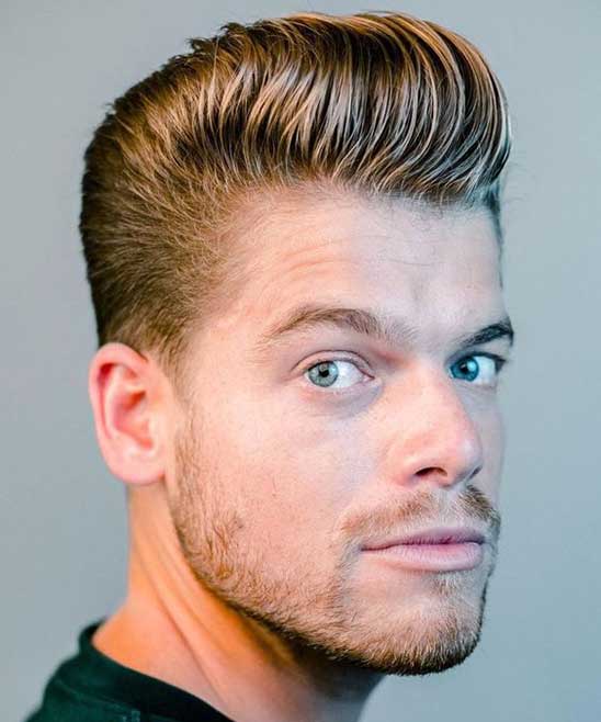 A Pompadour Hairstyle