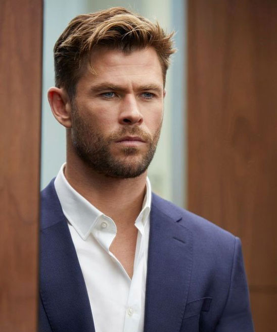 Bun Hairstyle for Men Chris Hemsworth