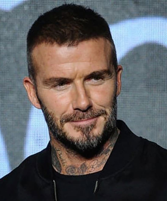 David Beckham Hair Back