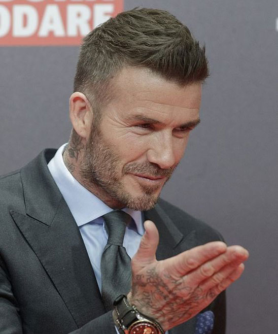 David Beckham Latest Hair Style
