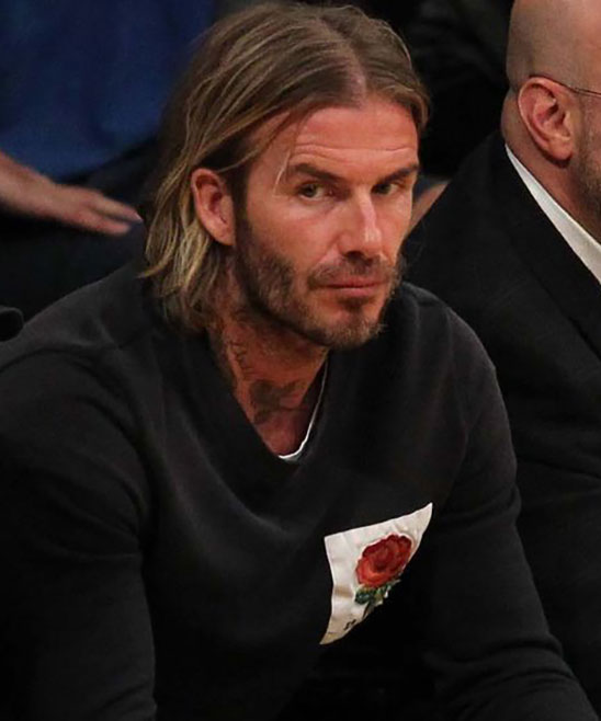 David Beckham Long Hair 2022