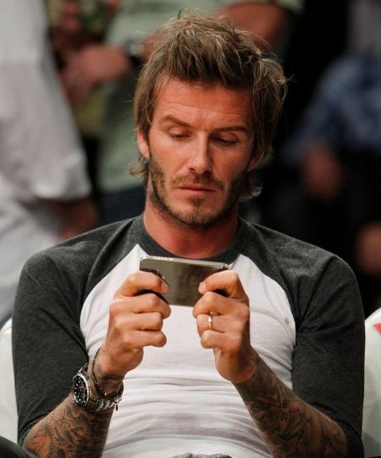 David Beckham Pompadour Hairstyle
