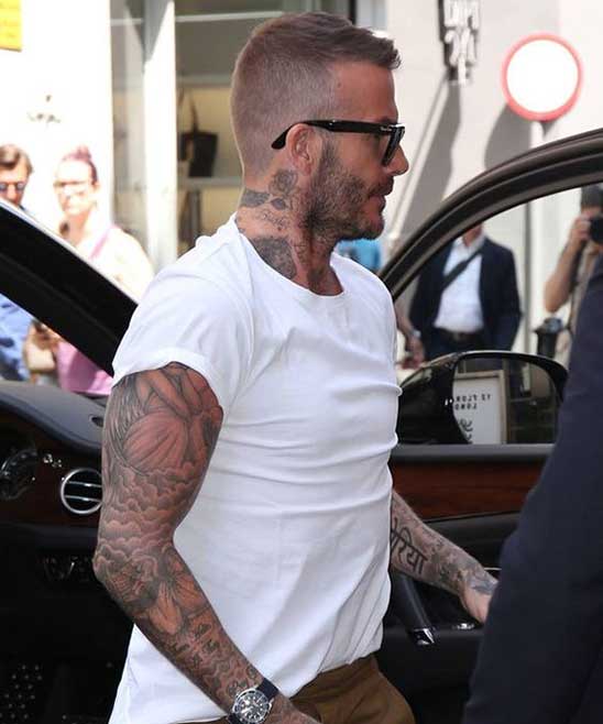David Beckham Short Spiky Hairstyle