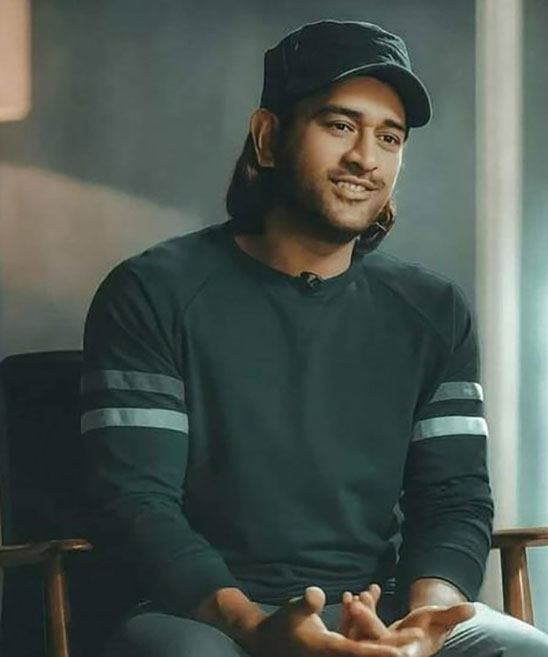 Dhoni New Hairstyle