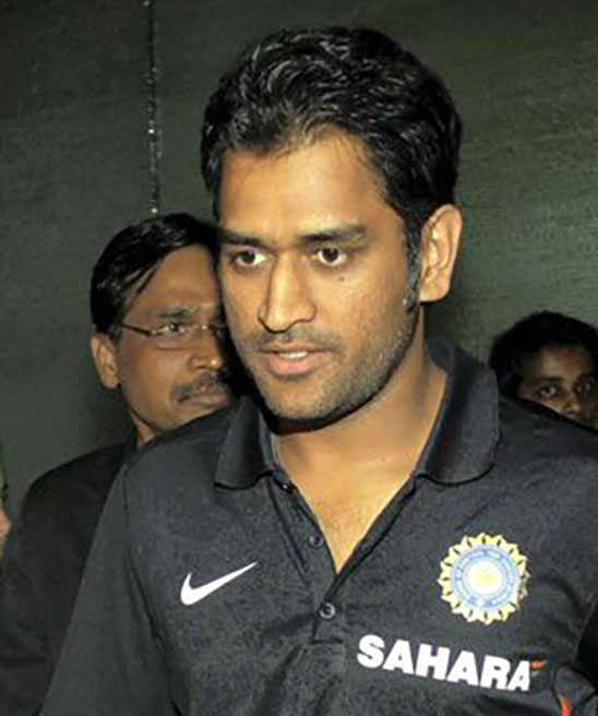 Dhoni New Hairstyle Today