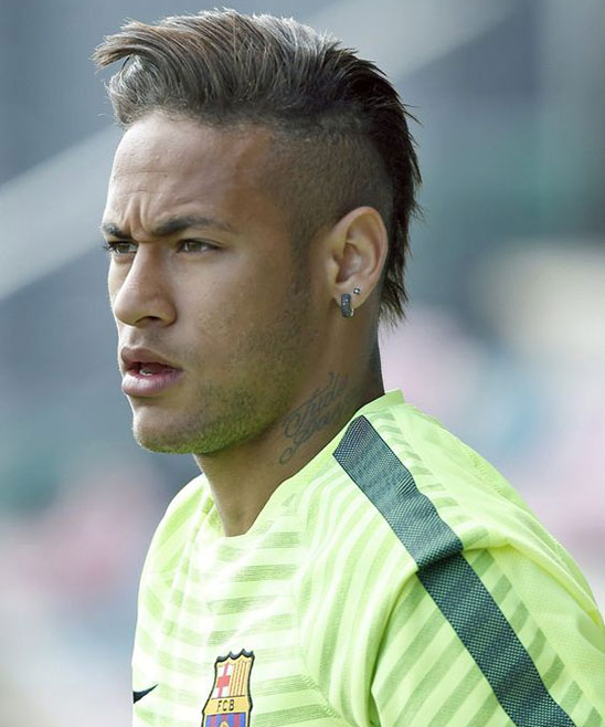 Hairstyle of Neymar