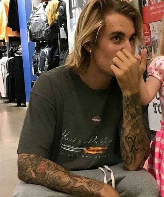 Justin Bieber 2022 Hairstyle