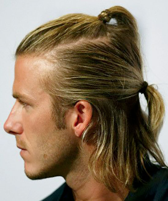 Long Hair David Beckham