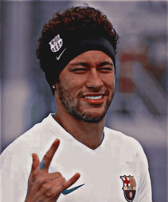 Neymar New Hair Color