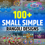Rangoli Design Simple and Easy Small