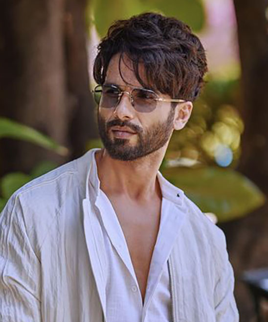 Shahid Kapoor One Side Hairstyle