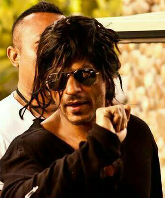 Shahrukh Khan Back Side Hairstyle
