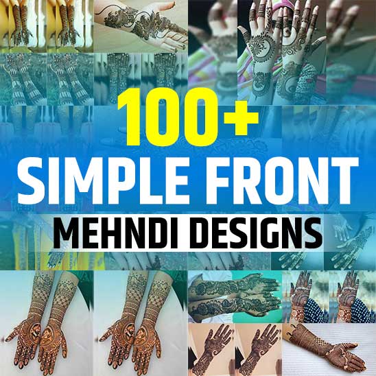 Simple Mehndi Design Front