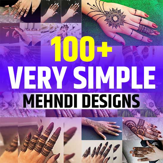 Very Simple Mehndi Designs