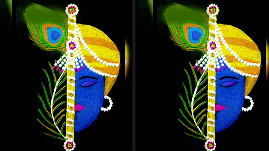 Beautiful Peacock Designs of Rangoli for Diwali