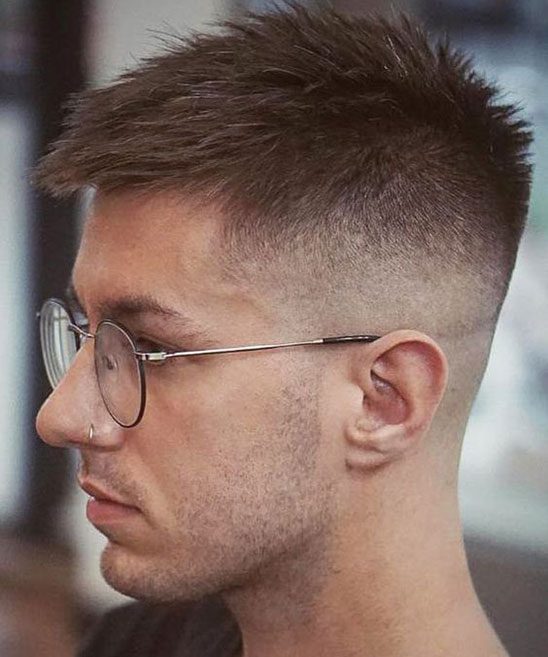 Boy With Specs Short Haircut