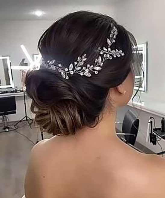 Curly Wedding Hairstyles with Tiara