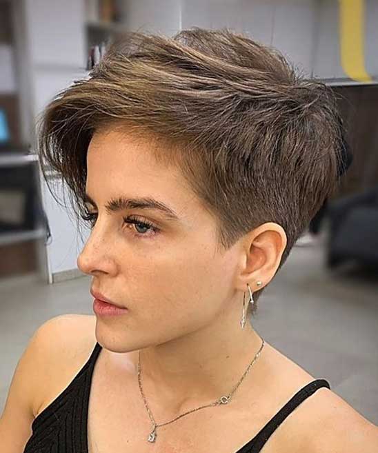 Feathered Layered Short Hair