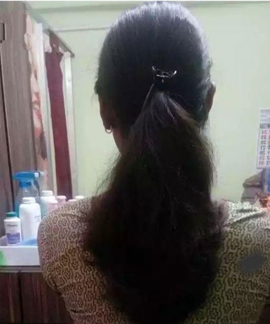 Hair Style onHair Style on Saree Saree