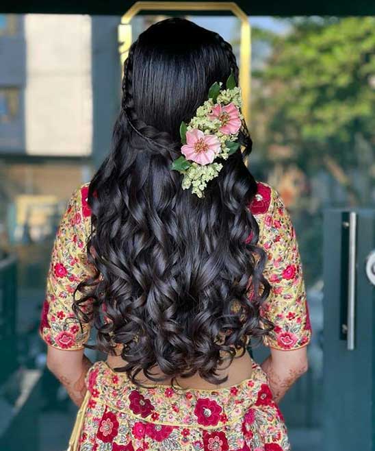 Hairstyle for Saree Look
