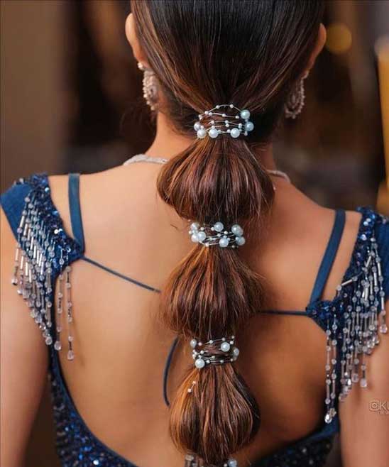 Hairstyle for SHairstyle for Saree Weddingaree Wedding