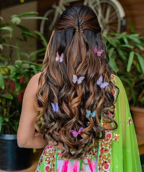 Indian Simple Hairstyles for Wedding