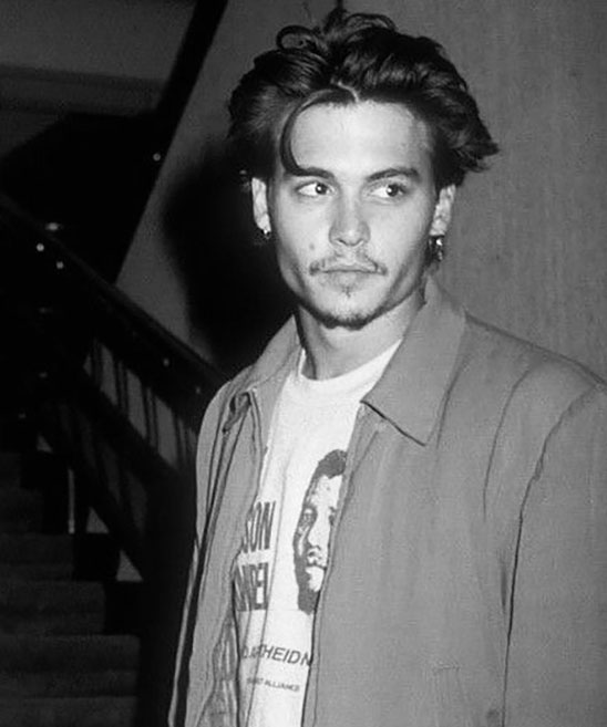 Johnny Depp Hairstyle 90s