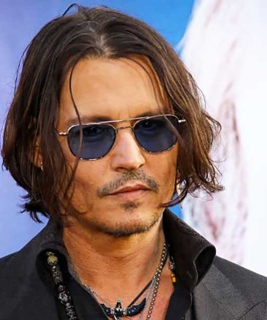 Johnny Depp Long Hair Glasses