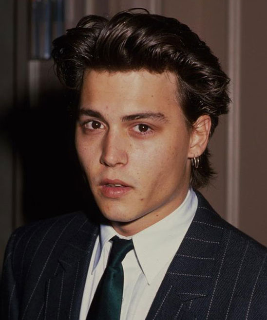 Johnny Depp Sauvage Hair