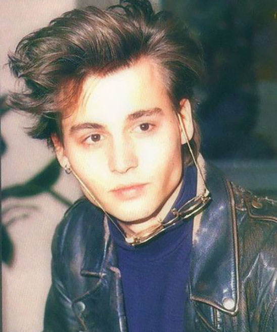 Johnny Depp Young Long Hair
