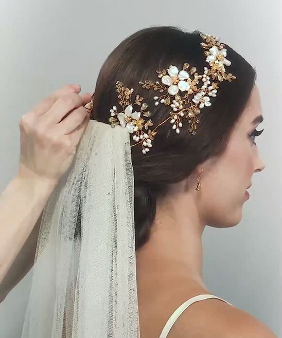 Open Hairstyle with Tiara